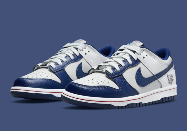 Giày Nike NBA x Dunk Low EMB GS '75th Anniversary Nets' DO6288-001 - Ảnh 5