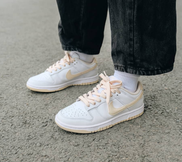 Giày Nike Wmns Dunk Low 'Pearl White' DD1503-110 - Ảnh 3