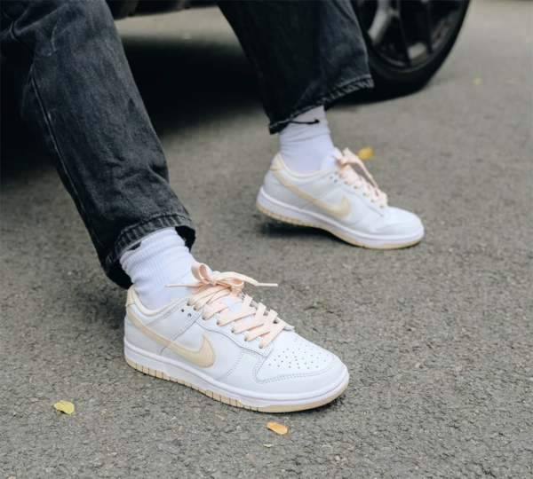Giày Nike Wmns Dunk Low 'Pearl White' DD1503-110 - Ảnh 4