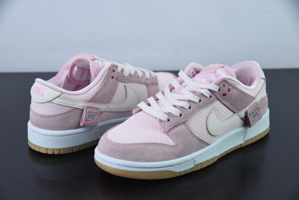 Giày Nike Wmns Dunk Low 'Teddy Bear Light Soft Pink' DZ5318-640 - Ảnh 6