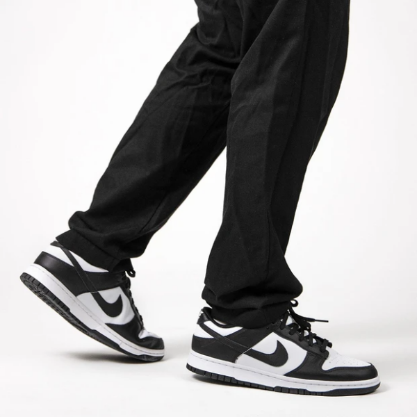 Giày Nike Dunk Low 'Black White' GS CW1590-100 - Ảnh 3