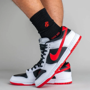 Giay Nike Dunk Low 'White Black Red' FD9762-061