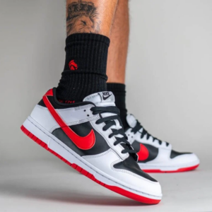 Giay Nike Dunk Low 'White Black Red' FD9762-061