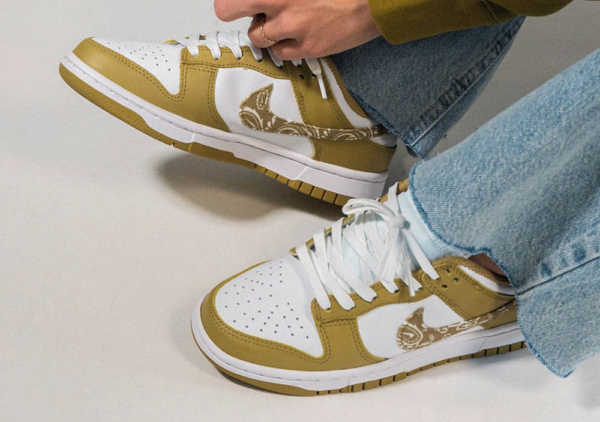 Giày Nike Dunk Low Essential 'Paisley Pack Barley' DH4401-104 - Ảnh 2