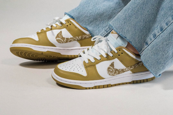 Giày Nike Dunk Low Essential 'Paisley Pack Barley' DH4401-104 - Ảnh 3