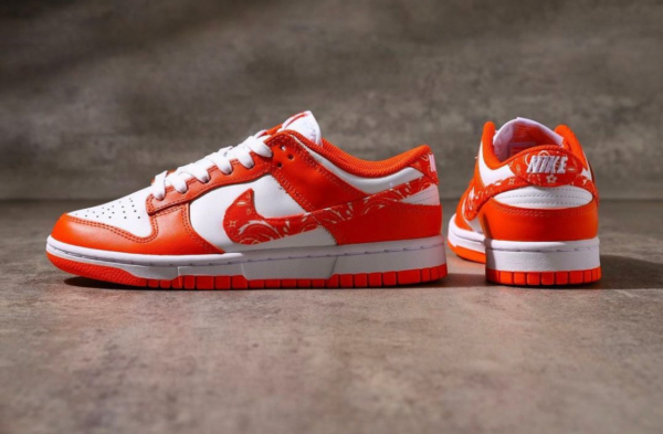 Giày Nike Dunk Low Essential 'Paisley Pack Orange' DH4401-103 - Ảnh 9