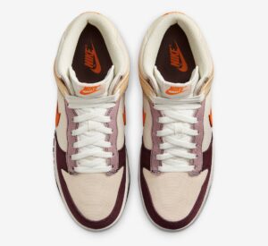 Giay Nike Dunk Mid 'Coconut Milk Plum Orange' DV0830-101