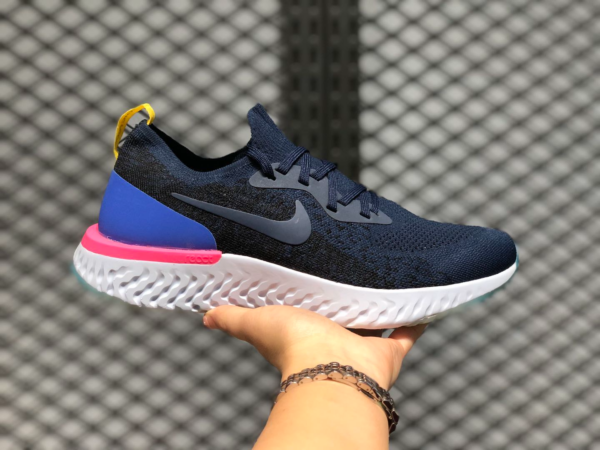 Giày Nike Epic React Flyknit 'College Navy' AQ0067-400 - Ảnh 6