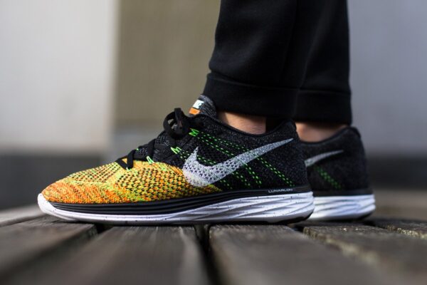Giày Nike Flyknit Lunar 3 Orange Toe 698181-007 - Ảnh 2