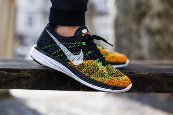 Giày Nike Flyknit Lunar 3 Orange Toe 698181-007 - Ảnh 4