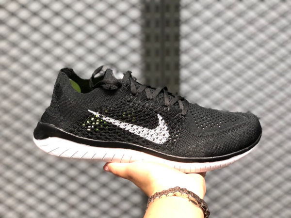 Giày Nike Free RN Flyknit 2018 'Black'  942838-001 - Ảnh 4