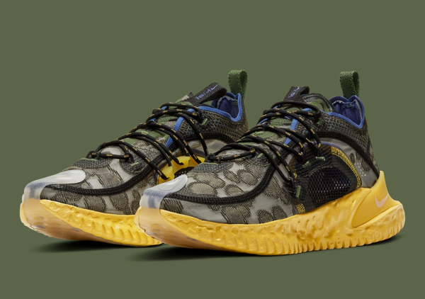 Giày Nike ISPA Flow 2020 'Medium Olive' CI1474-200 - Ảnh 6