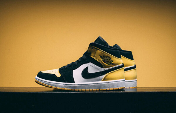 Giày Nike Air Jordan 1 Mid 'Yellow Toe' 852542-071 - Ảnh 4