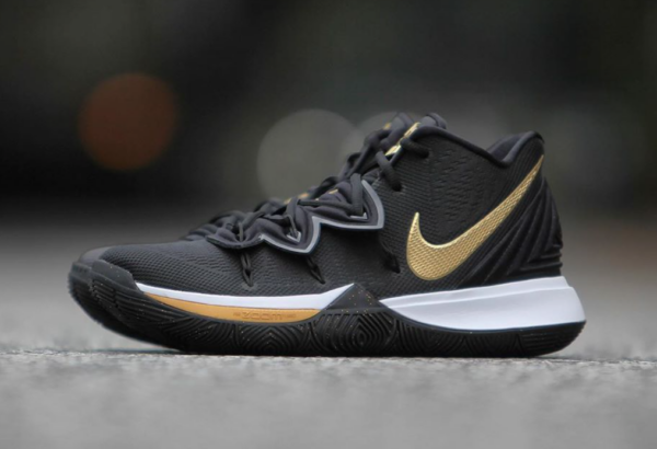 Giày Nike Kyrie 5 'Black Metallic Gold' AO2919-007 - Ảnh 6
