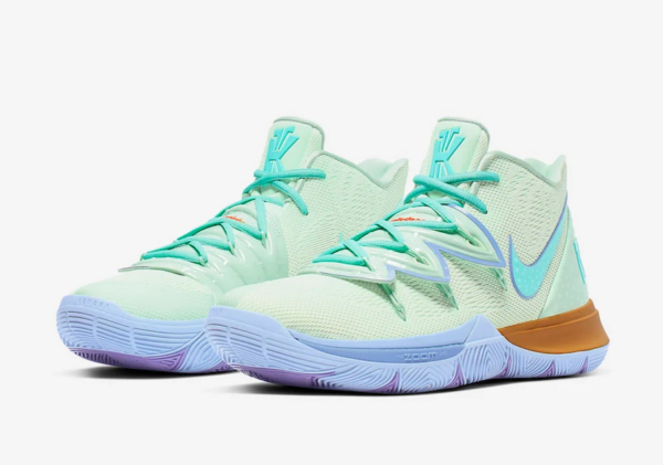 Giày Nike SpongeBob SquarePants x Kyrie 5 'Squidward' CJ6951-300 - Ảnh 2