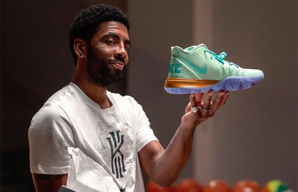 Giày Nike SpongeBob SquarePants x Kyrie 5 'Squidward' CJ6951-300 - Ảnh 4