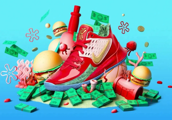Giày Nike Kyrie Low 2 EP 'Mr. Krabs' CJ6952-600 - Ảnh 4
