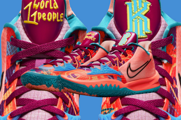 Giày Nike Kyrie Low 4 '1 World 1 People' CW3985-600 - Ảnh 2