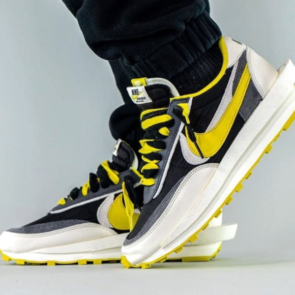 Giày Nike Sacai x Undercover x LDWaffle 'Bright Citron' DJ4877-001 - Ảnh 3