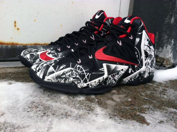 Giày Nike LeBron 11 'Graffiti' 616175-100 - Ảnh 3