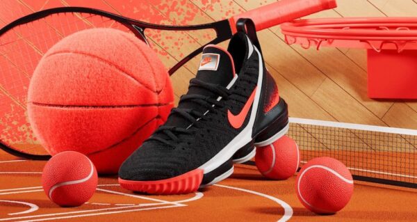 Giày Nike LeBron 16 'Tech Challenge Hot Lava Black' CI1521-001 - Ảnh 7