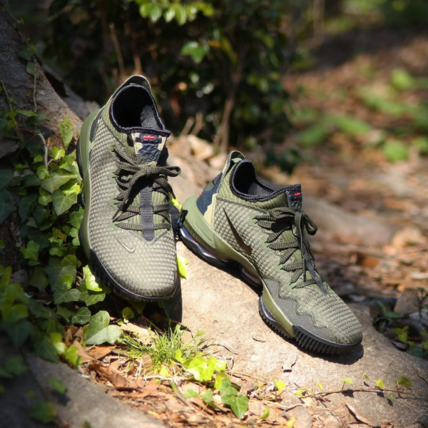 Giày Nike LeBron 16 Low 'Camo' CI2668-300 - Ảnh 4