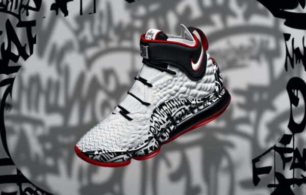 Giày Nike LeBron 17 EP 'LeBron 4 Graffiti' CT6052-100 - Ảnh 6
