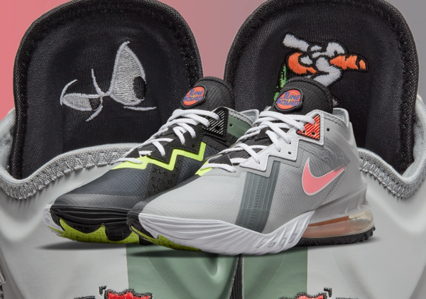 Giày Nike Space Jam x LeBron 18 Low 'Bugs x Marvin' CV7562-005 - Ảnh 6