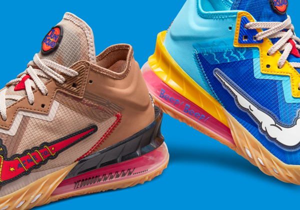 Giày Nike Space Jam x LeBron 18 Low 'Wile E. x Roadrunner' CV7562-401 - Ảnh 8