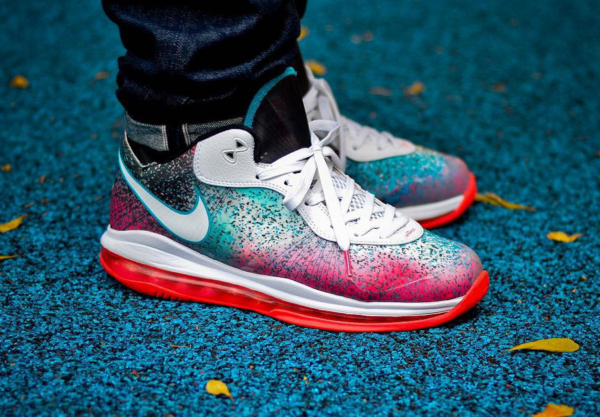 Giày Nike LeBron 8 V2 Low Retro 'Miami Night' 2021 DJ4436-100 - Ảnh 2