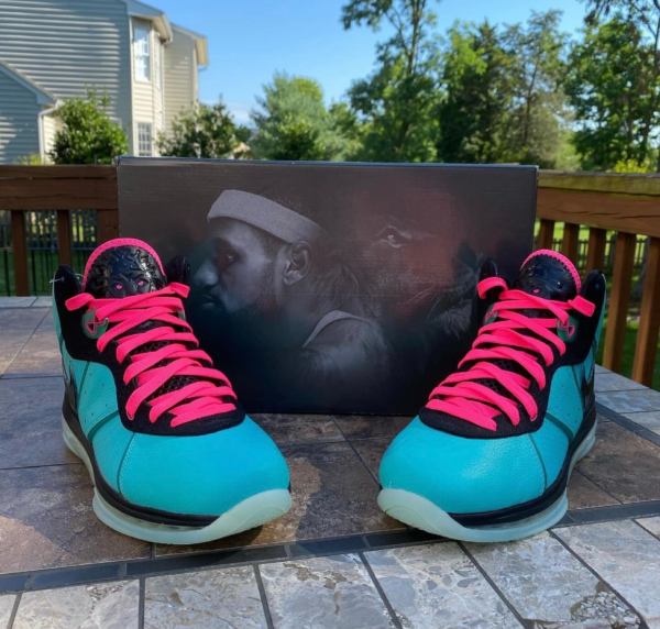 Giày Nike LeBron 8 Retro 'South Beach' 2021 CZ0328-400 - Ảnh 3