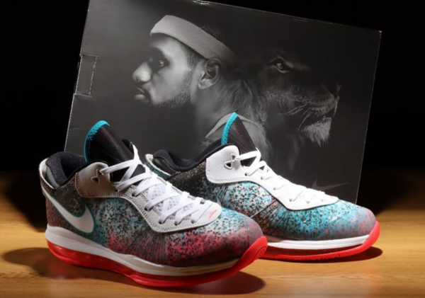 Giày Nike LeBron 8 V2 Low Retro 'Miami Night' 2021 DJ4436-100 - Ảnh 7