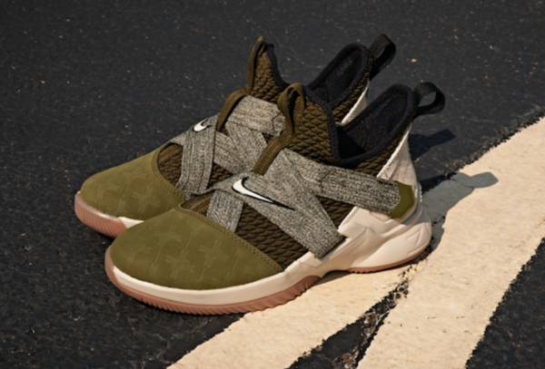 Giày Nike LeBron Soldier 12 GS 'Land and Sea' AA1352-300 - Ảnh 7