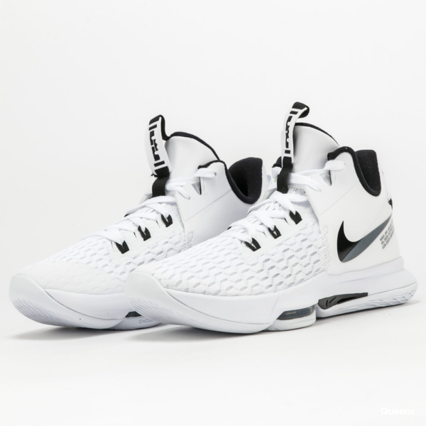 Giày Nike LeBron Witness 5 'White Black' CQ9380-101 - Ảnh 2