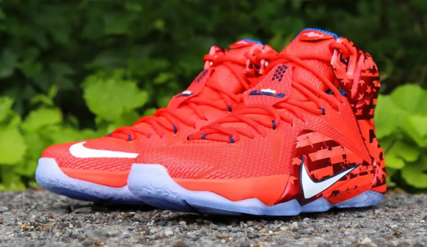 Giày Nike LeBron 12 'USA' 684593-616 - Ảnh 7