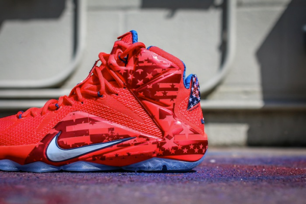 Giày Nike LeBron 12 'USA' 684593-616 - Ảnh 5