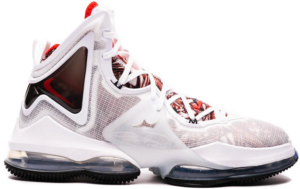 Giày Nike LeBron 19 Para Hombre 'White Red' CZ0203-101
