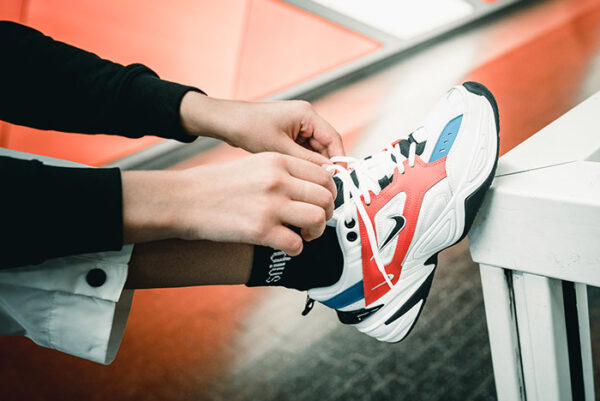 Giày Nike M2K Tekno White 'Black Orange' AO3108-101 - Ảnh 3