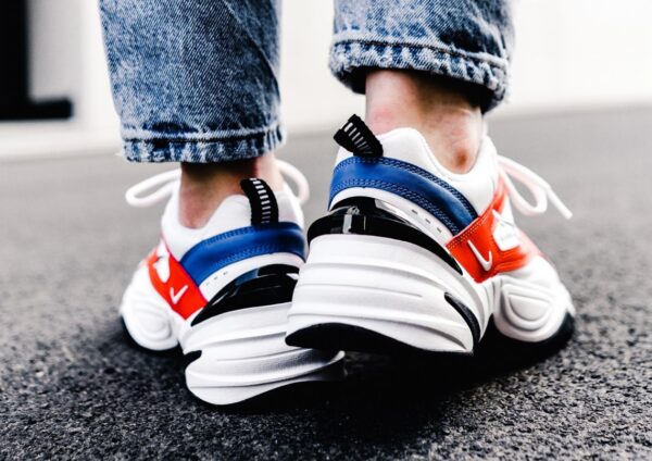 Giày Nike M2K Tekno White 'Black Orange' AO3108-101 - Ảnh 4