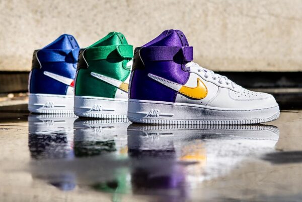 Giày Nike Air Force 1 High NBA 'Lakers' BQ4591-101 - Ảnh 2