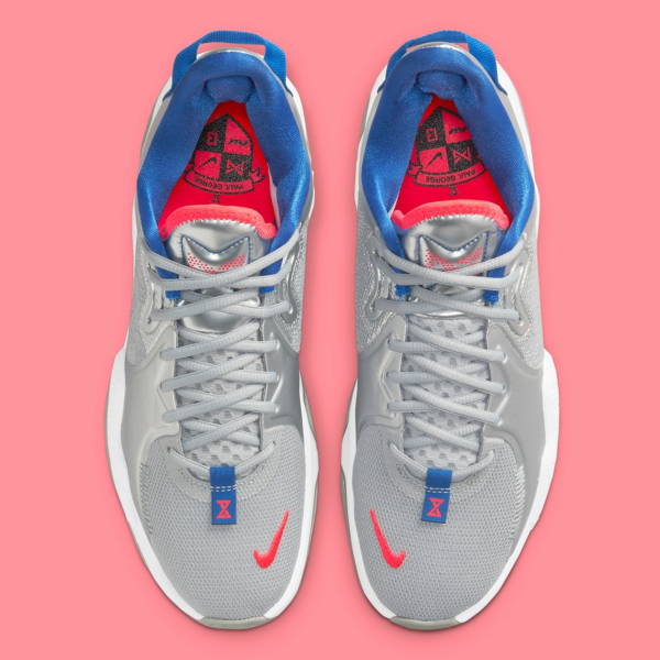 Giày Nike PG 5 Clippers Metallic Silver CW3143-005 - Ảnh 4