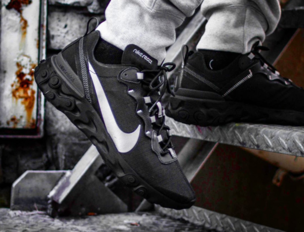 Giày Nike React Element 55 'Black Reflect' BV1507-002 - Ảnh 6