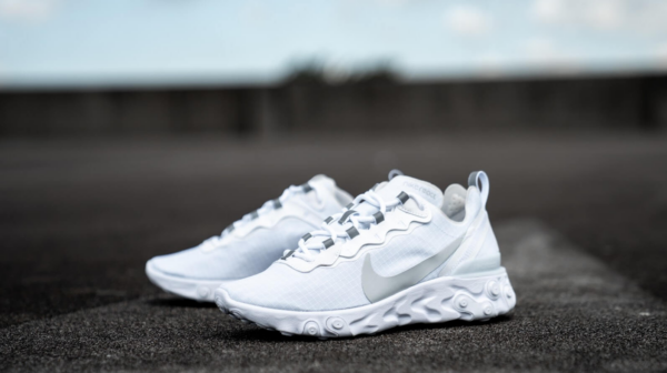 Giày Nike React Element 55 Pure Platinum BQ6167-101 - Ảnh 2