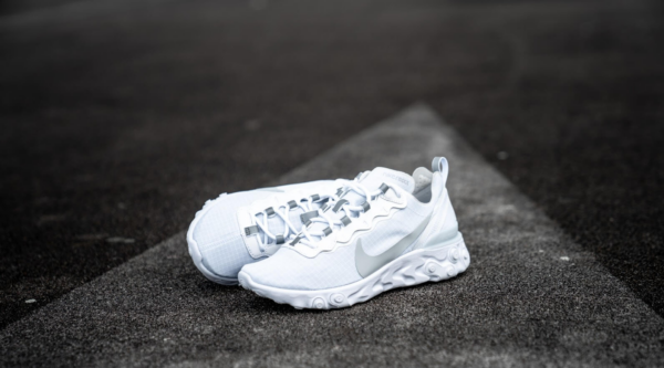 Giày Nike React Element 55 Pure Platinum BQ6167-101 - Ảnh 3