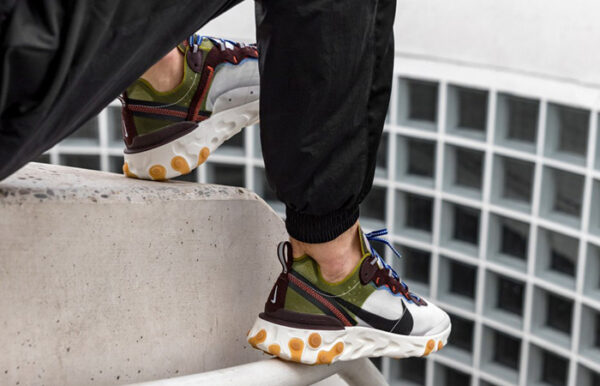 Giày Nike React Element 87 Moss AQ1090-300 - Ảnh 3