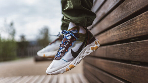 Giày Nike React Element 87 Moss AQ1090-300 - Ảnh 4