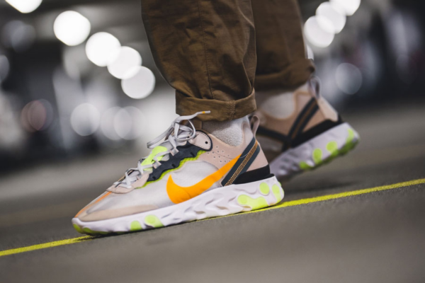 Giày Nike React Element 87 'Light Orewood' AQ1090-101 - Ảnh 4