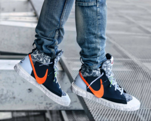 Alternative view of Giày Nike READYMADE x Blazer Mid 'Black Camo' CZ3589-001