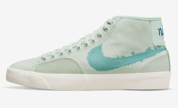 Giày Nike SB Blazer Court Mid 'Barely Green' DM8553-300 - Ảnh 6