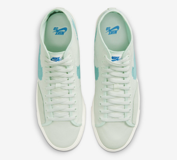 Giày Nike SB Blazer Court Mid 'Barely Green' DM8553-300 - Ảnh 5